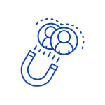Lead generation and conversion icon