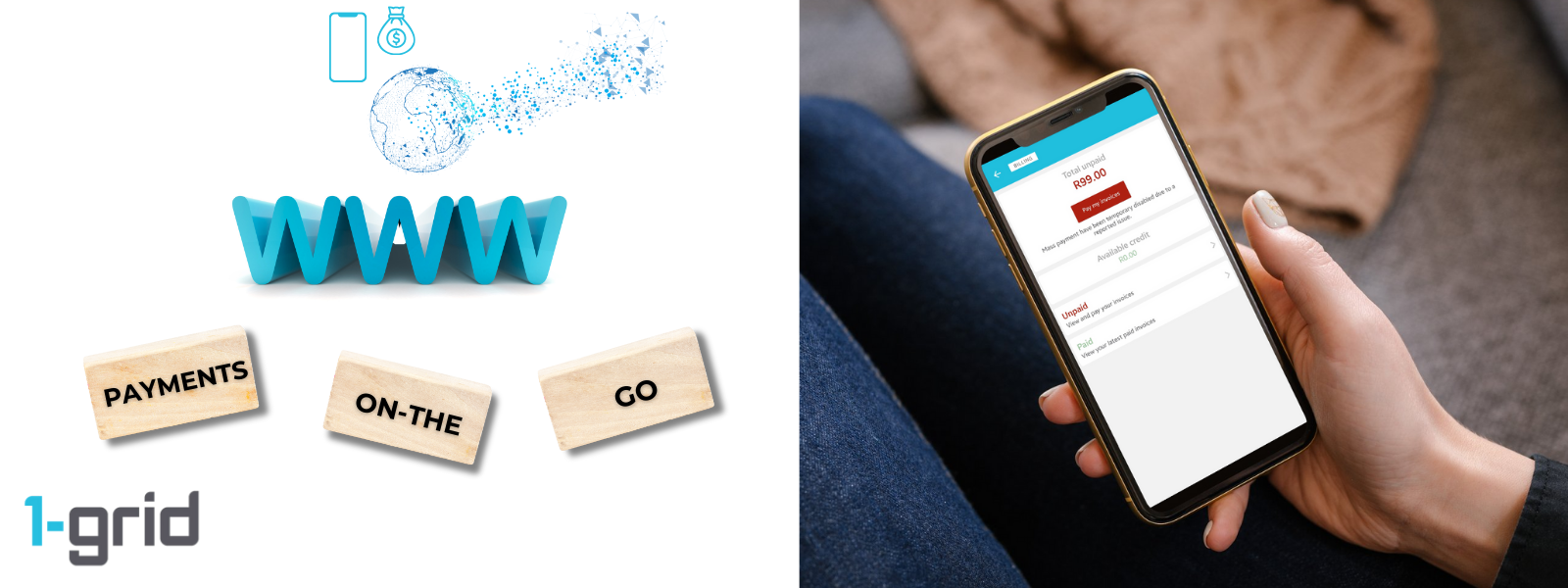 Paying Invoices via the 1-grid App