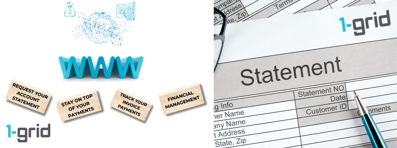 requesting your 1-grid account statement