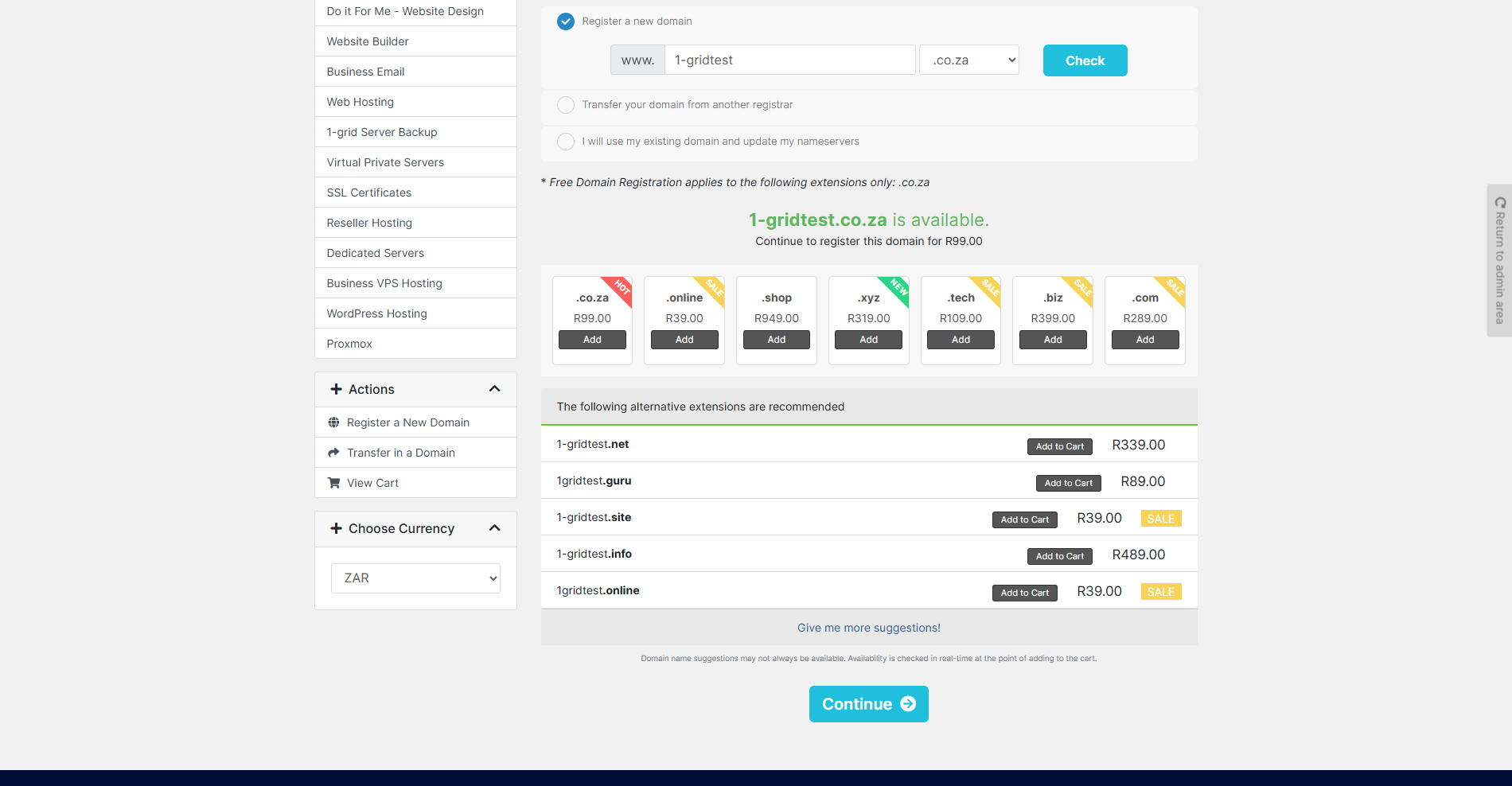 Domain Options 2