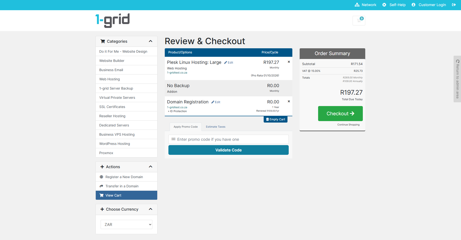 Audit Your Summary Cart Registry