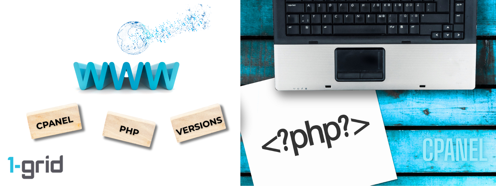 What PHP Versions Does cPanel with 1-grid Support?
