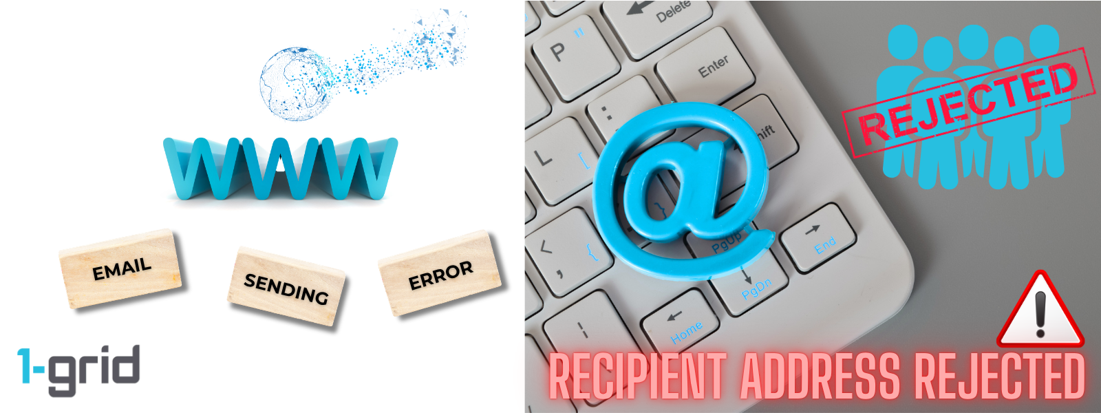 How to Fix the "Recipient Address Rejected" Email Error | 1-grid 
