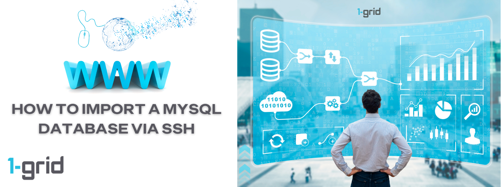 How to Import a MySQL Database via SSH with 1-grid