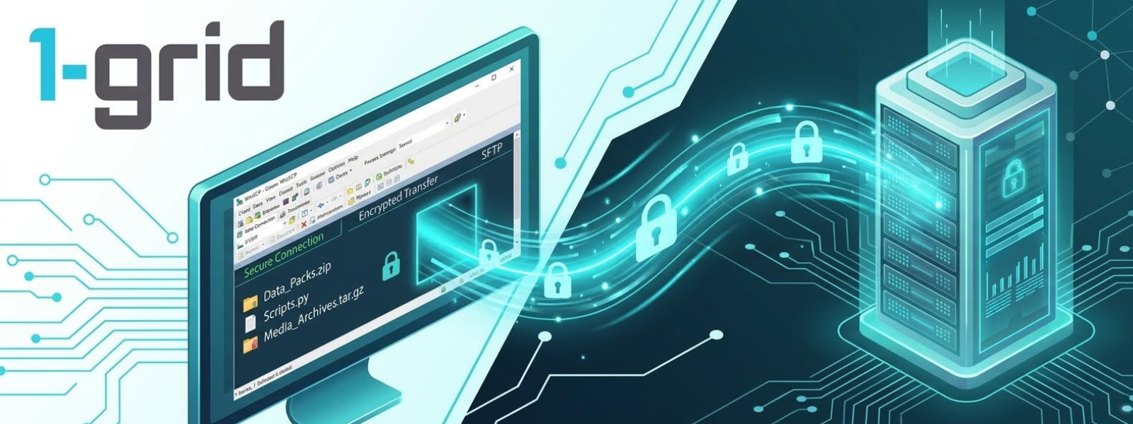 Upload and Download Files Using WinSCP | 1-grid