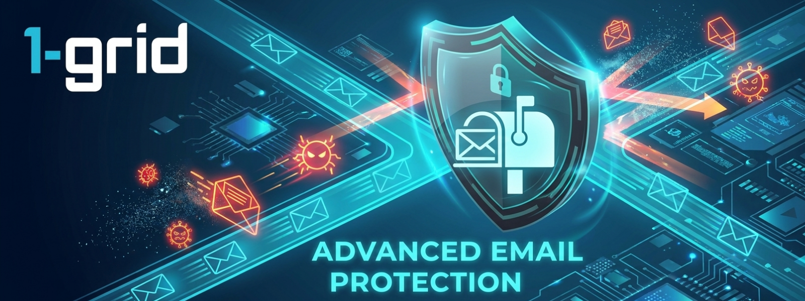 Email Spam, Malware and Viruses: How to Protect Your Email with 1-grid