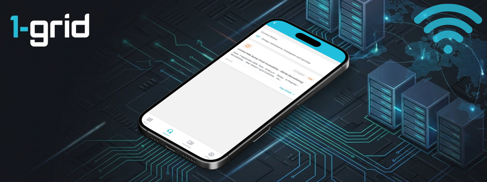 How to Check Network Status in the 1-grid Mobile App | 1-grid Knowledge Base